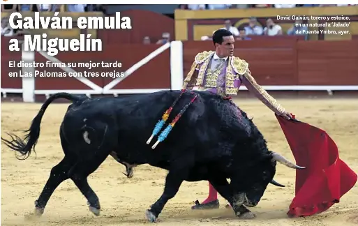 GALVÁN EMULA A MIGUELÍN