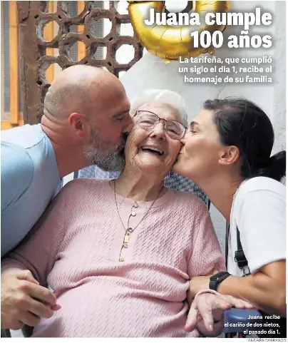 JUANA CUMPLE 100 AÑOS