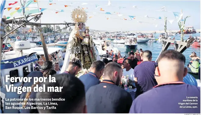 FERVOR POR LA VIRGEN DEL MAR