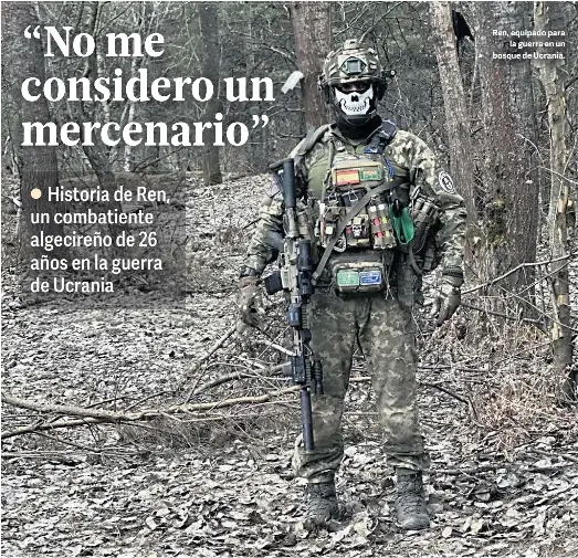 “NO ME CONSIDERO UN MERCENARIO”