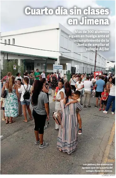 CUARTO DÍA SIN CLASES EN JIMENA