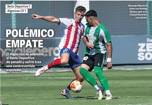 POLÉMICO EMPATE