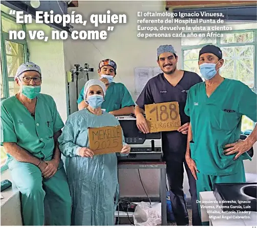 “EN ETIOPÍA, QUIEN NO VE, NO COME”