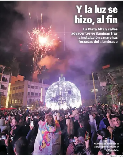 Y LA LUZ SE HIZO, AL FIN