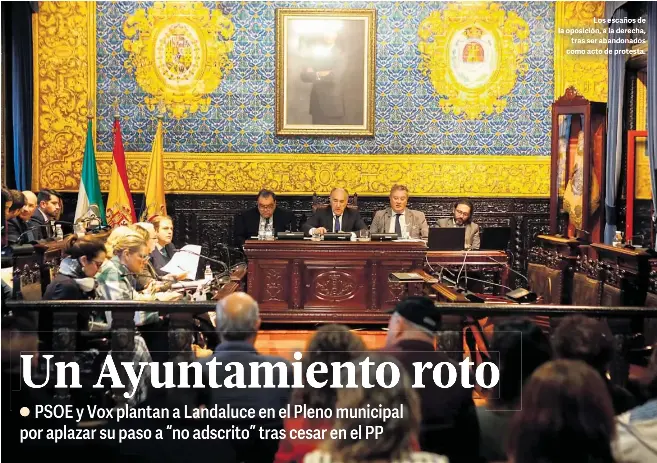 UN AYUNTAMIENTO ROTO