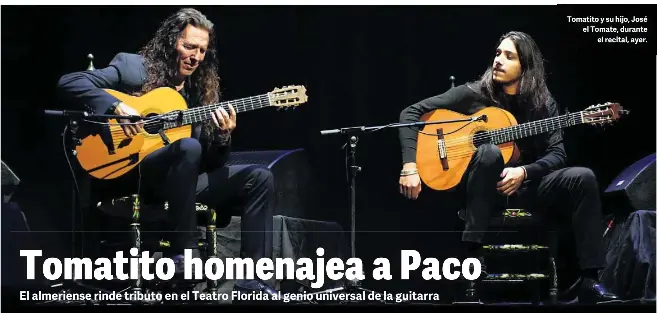 TOMATITO HOMENAJEA A PACO