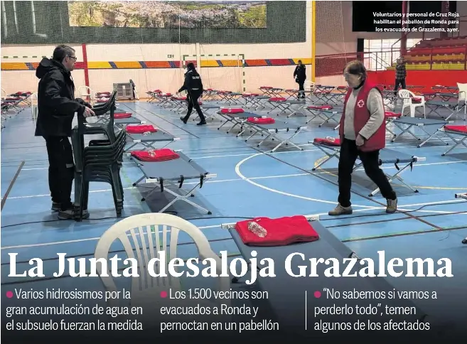 LA JUNTA DESALOJA GRAZALEMA