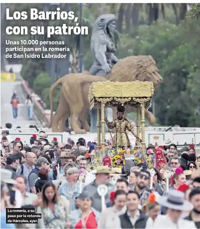 LOS BARRIOS, CON SU PATRÓN