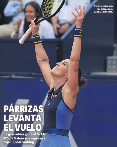 PÁRRIZAS LEVANTA EL VUELO