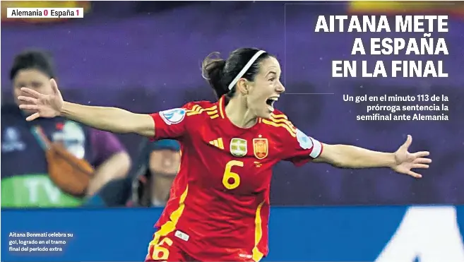 AITANA METE A ESPAÑA EN LA FINAL