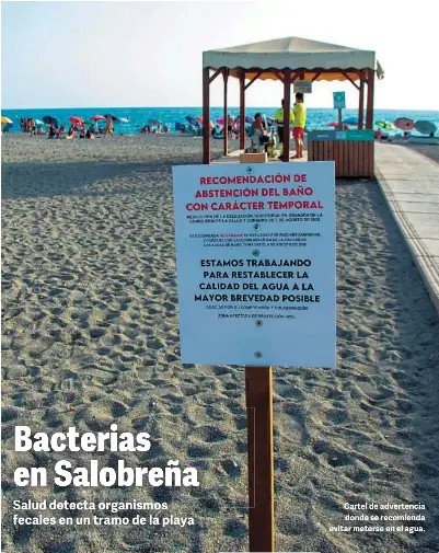 BACTERIAS EN SALOBREÑA