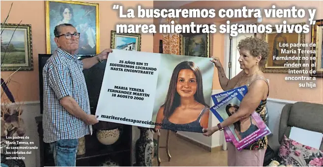“LA BUSCAREMOS CONTRA VIENTO Y MAREA MIENTRAS SIGAMOS VIVOS”