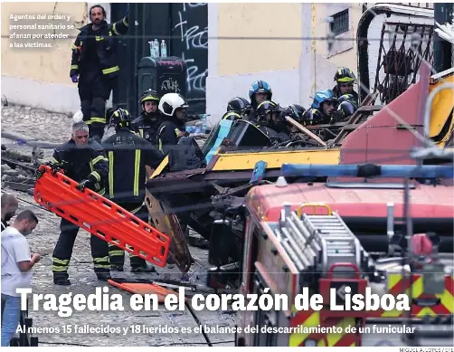 TRAGEDIA EN EL CORAZÓN DE LISBOA