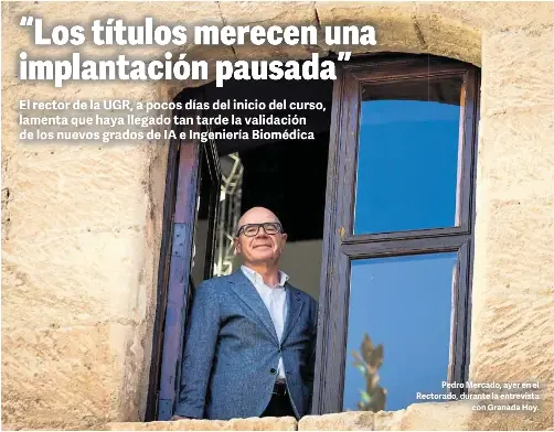 “LOS TÍTULOS MERECEN UNA IMPLANTACIÓN PAUSADA”