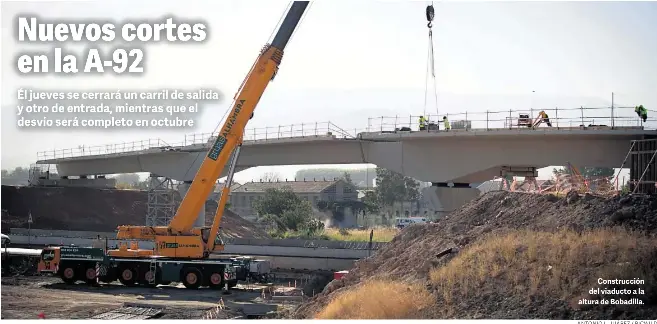 NUEVOS CORTES EN LA A-92