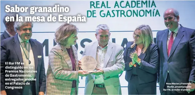 SABOR GRANADINO EN LA MESA DE ESPAÑA