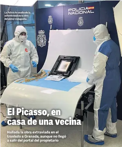 EL PICASSO, EN CASA DE UNA VECINA