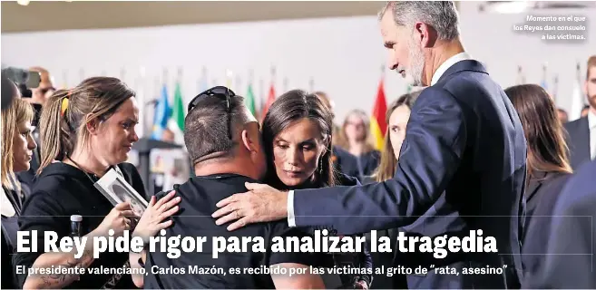 EL REY PIDE RIGOR PARA ANALIZAR LA TRAGEDIA