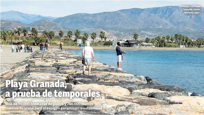 PLAYA GRANADA, A PRUEBA DE TEMPORALES