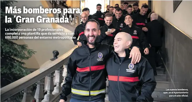 MÁS BOMBEROS PARA LA ‘GRAN GRANADA’