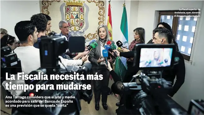 LA FISCALÍA NECESITA MÁS TIEMPO PARA MUDARSE