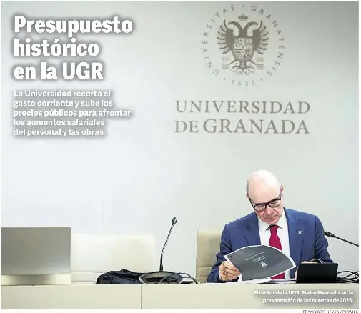 PRESUPUESTO HISTÓRICO EN LA UGR