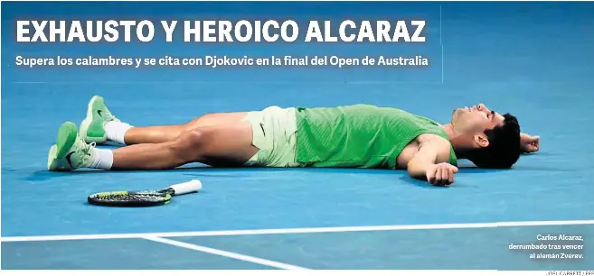 EXHAUSTO Y HEROICO ALCARAZ