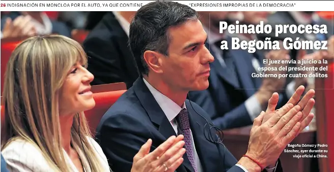 PEINADO PROCESA A BEGOÑA GÓMEZ