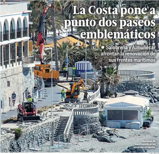 LA COSTA PONE A PUNTO DOS PASEOS EMBLEMÁTICOS