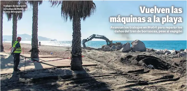 VUELVEN LAS MÁQUINAS A LA PLAYA
