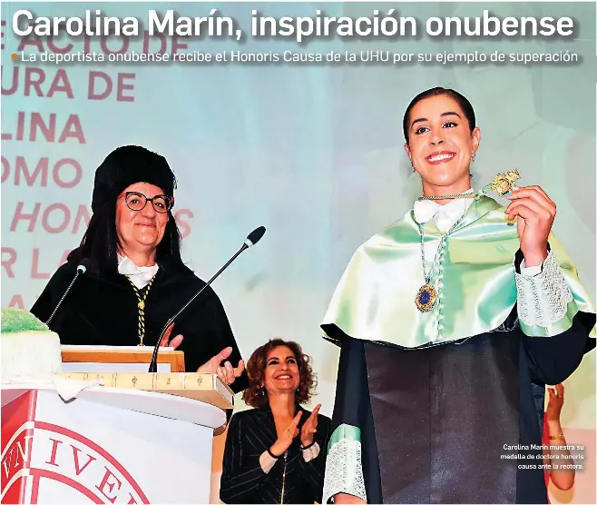 CAROLINA MARÍN, INSPIRACIÓN ONUBENSE