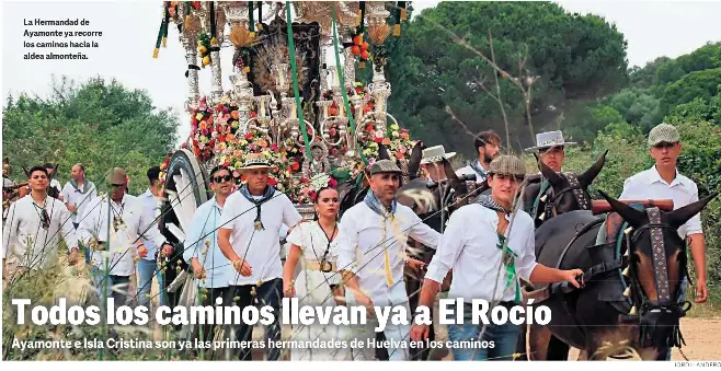 TODOS LOS CAMINOS LLEVAN YA A EL ROCÍO