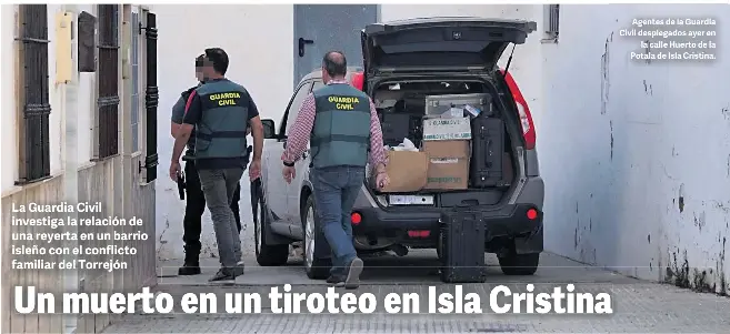 UN MUERTO EN UN TIROTEO EN ISLA CRISTINA
