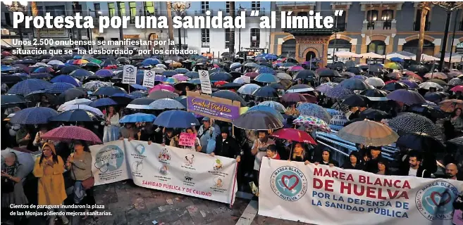 PROTESTA POR UNA SANIDAD “AL LÍMITE”