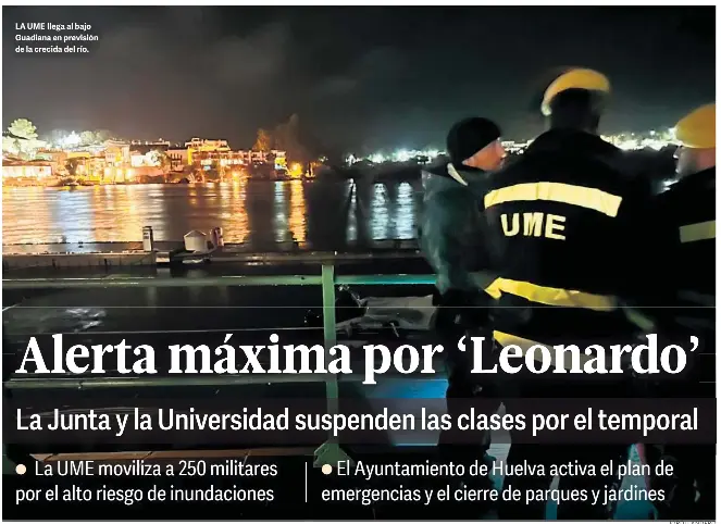 ALERTA MÁXIMA POR ‘LEONARDO’