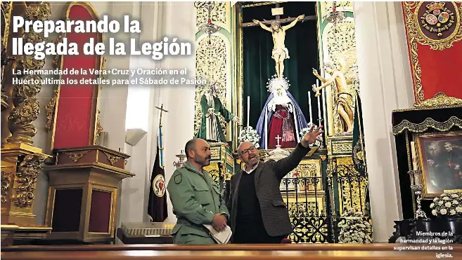 PREPARANDO LA LLEGADA DE LA LEGIÓN