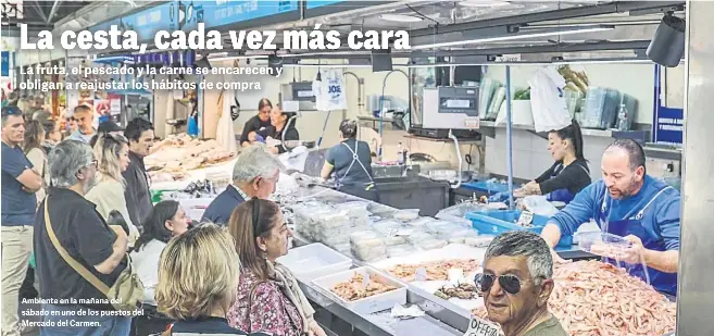 LA CESTA, CADA VEZ MÁS CARA
