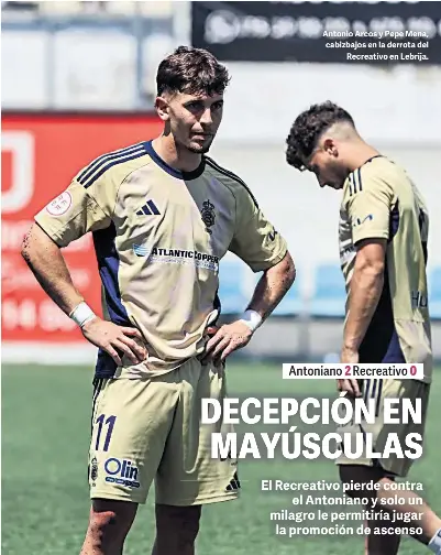 DECEPCIÓN EN MAYÚSCULAS