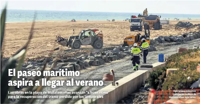 EL PASEO MARÍTIMO ASPIRA A LLEGAR AL VERANO