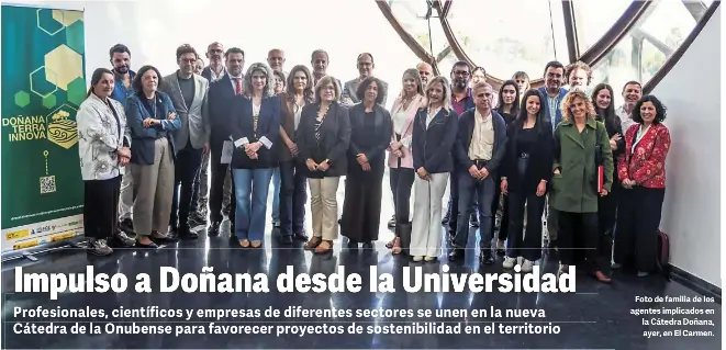 IMPULSO A DOÑANA DESDE LA UNIVERSIDAD