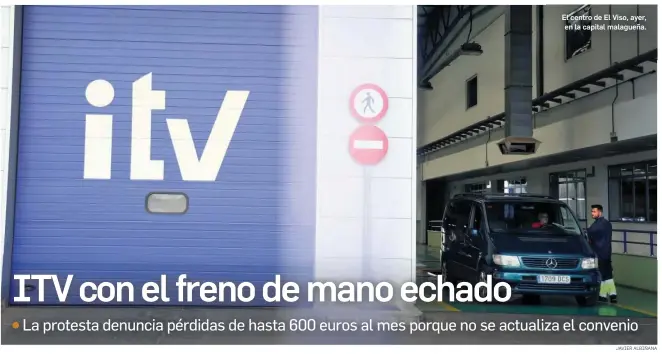 ITV CON EL FRENO DE MANO ECHADO