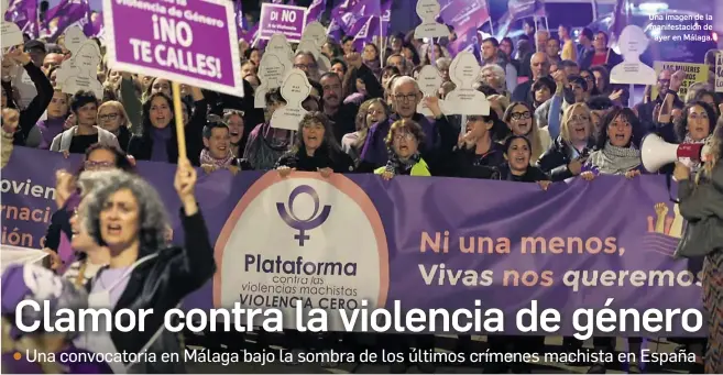 CLAMOR CONTRA LA VIOLENCIA DE GÉNERO