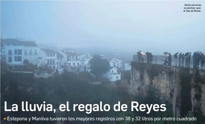 LA LLUVIA, EL REGALO DE REYES