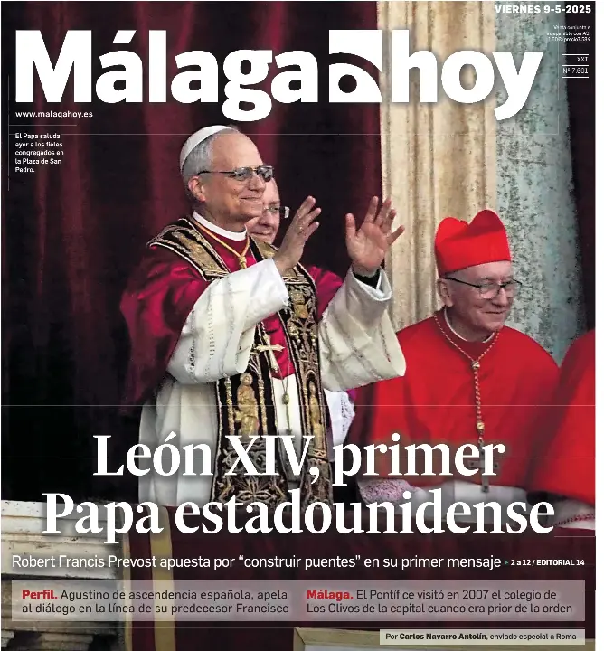 LEÓN XIV, PRIMER PAPA ESTADOUNIDENSE