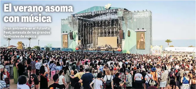 EL VERANO ASOMA CON MÚSICA