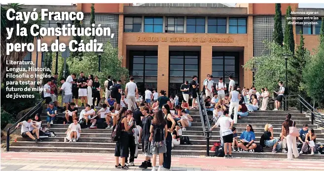 CAYÓ FRANCO Y LA CONSTITUCIÓN, PERO LA DE CÁDIZ