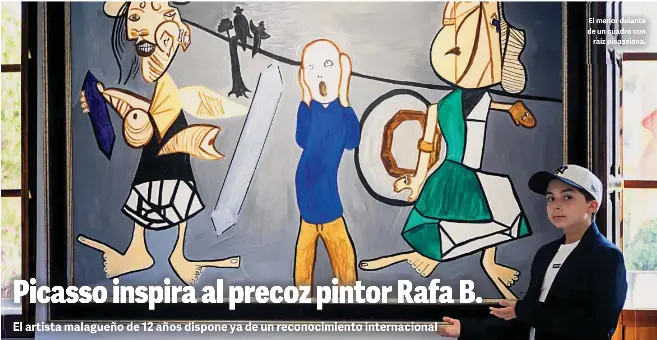 PICASSO INSPIRA AL PRECOZ PINTOR RAFA B.