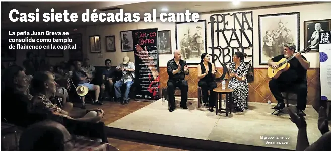 CASI SIETE DÉCADAS AL CANTE
