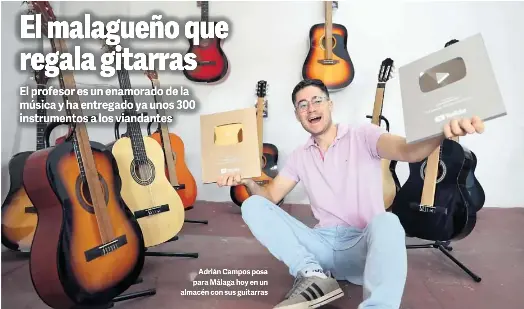 EL MALAGUEÑO QUE REGALA GITARRAS