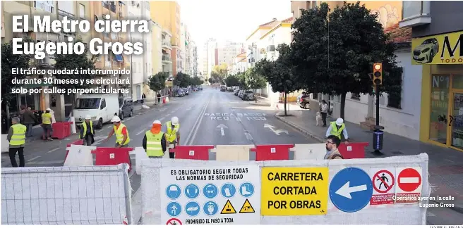 EL METRO CIERRA EUGENIO GROSS